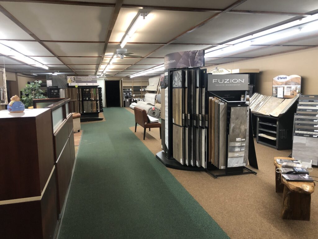 Warehouse offering convenient flooring pickups, deliveries, and storage solutions for homeowners, builders, and contractors.